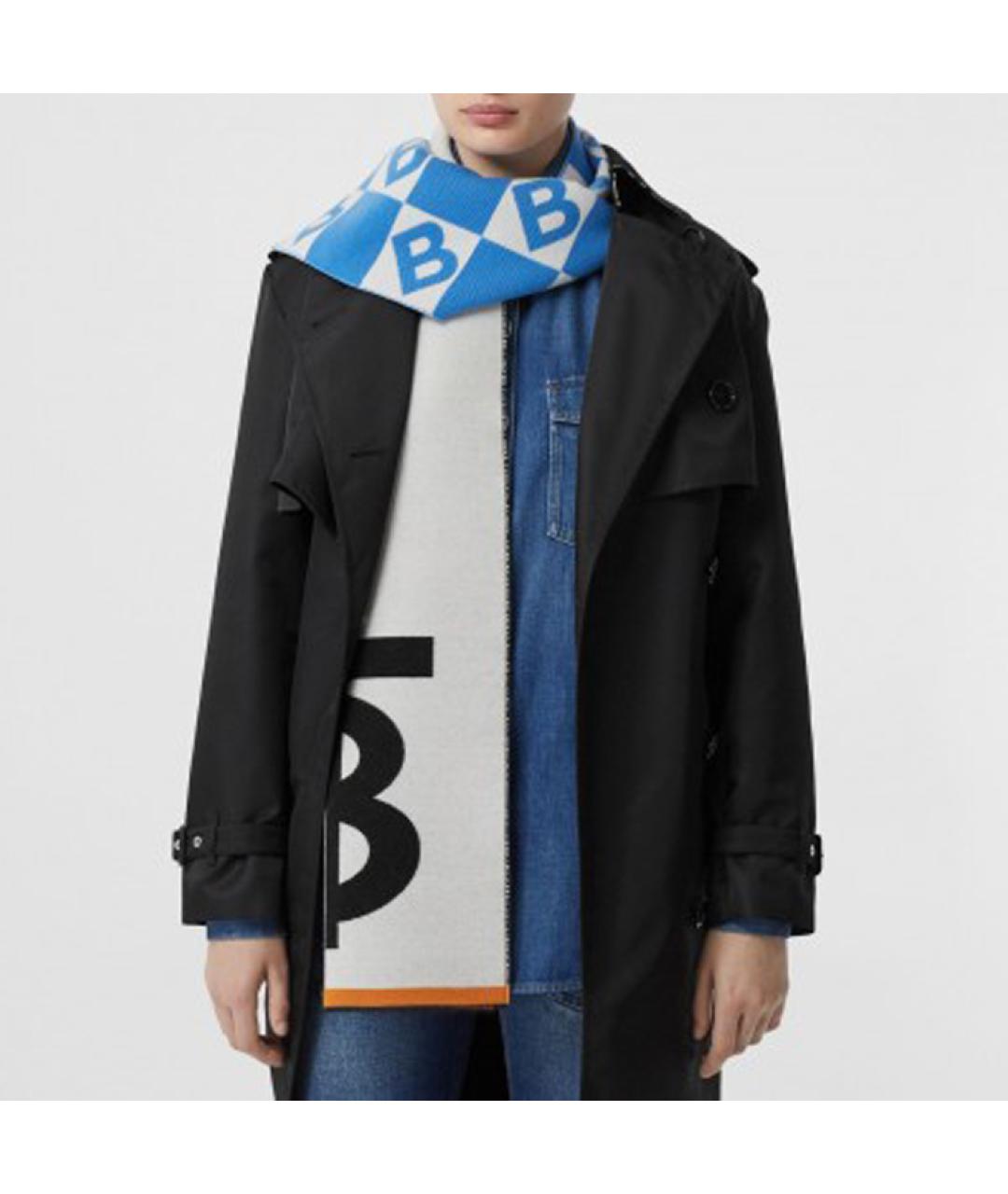 BURBERRY Шерстяной шарф, фото 4
