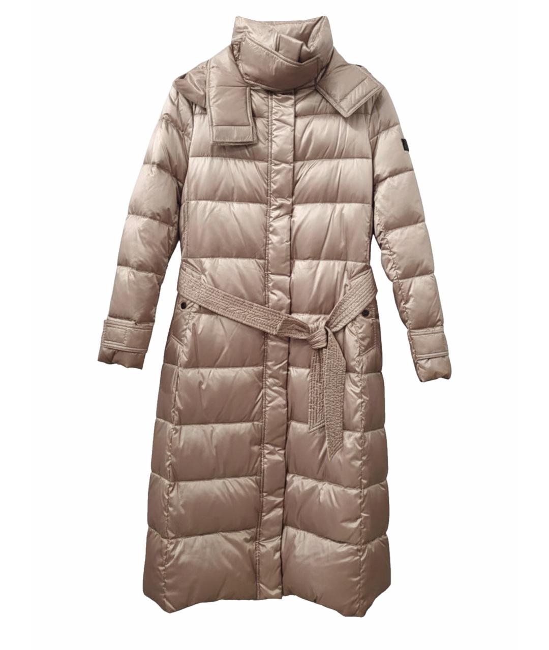 KARL LAGERFELD Бежевый полиэстеровый пуховик, фото 1