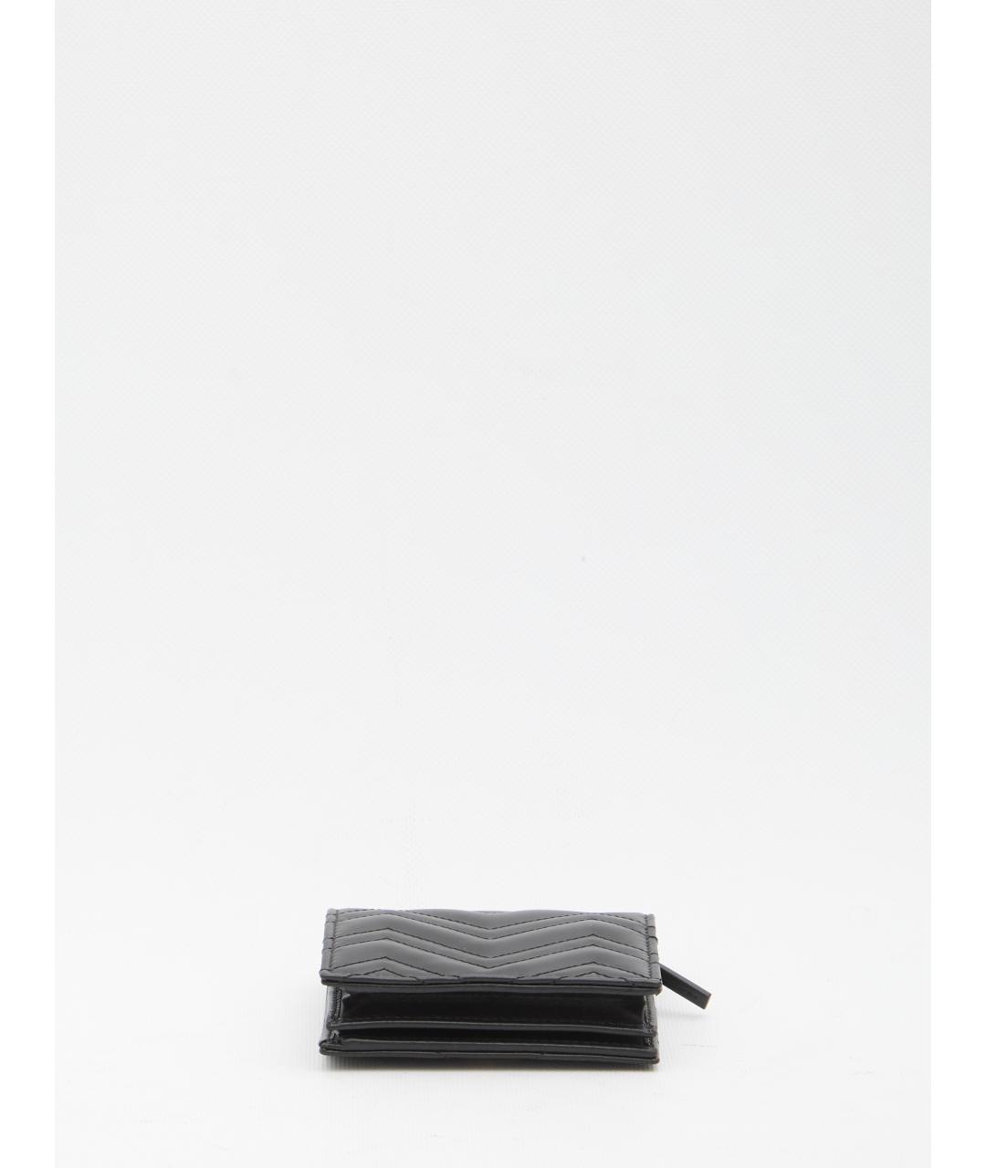 GUCCI Черный кожаный кошелек, фото 3