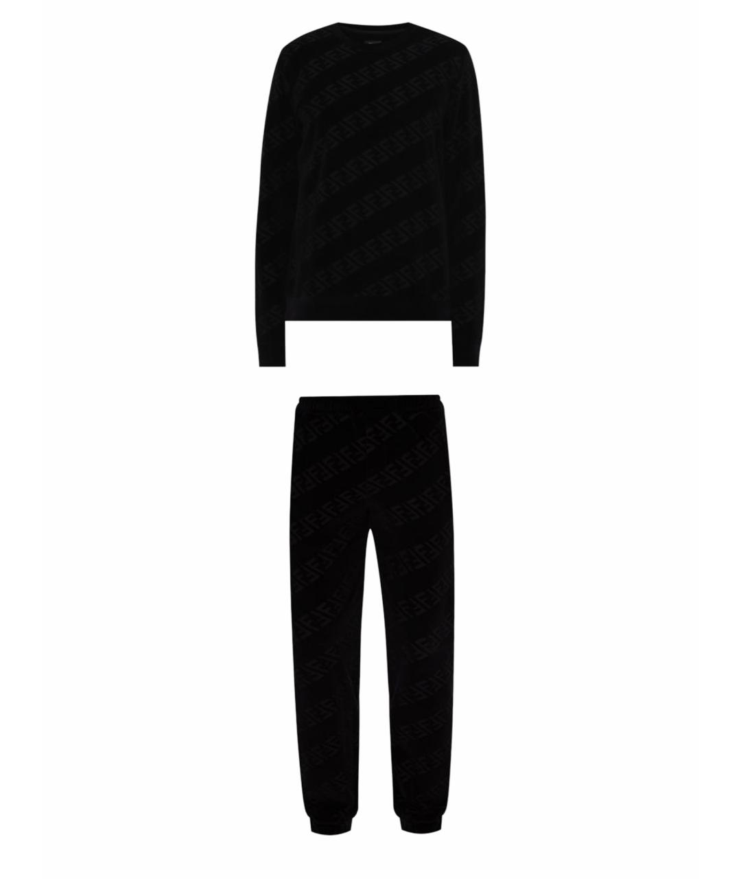 FENDI Черный спортивный костюм, фото 1