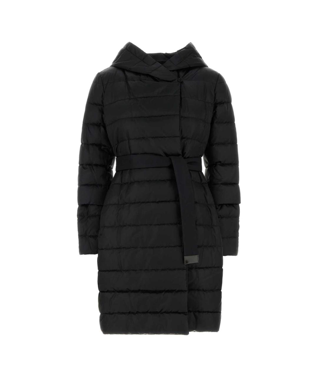 MAX MARA Черный полиамидовый пуховик, фото 1