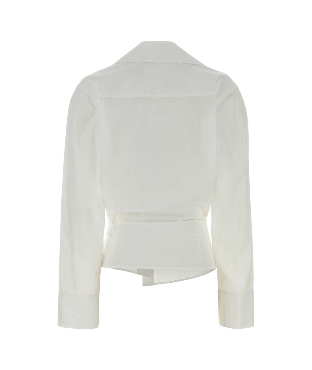 THE ATTICO Белая хлопковая рубашка, фото 2