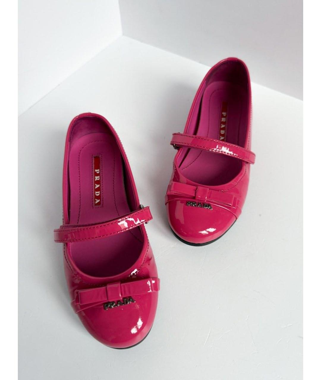 PRADA Фуксия туфли из лакированной кожи, фото 2