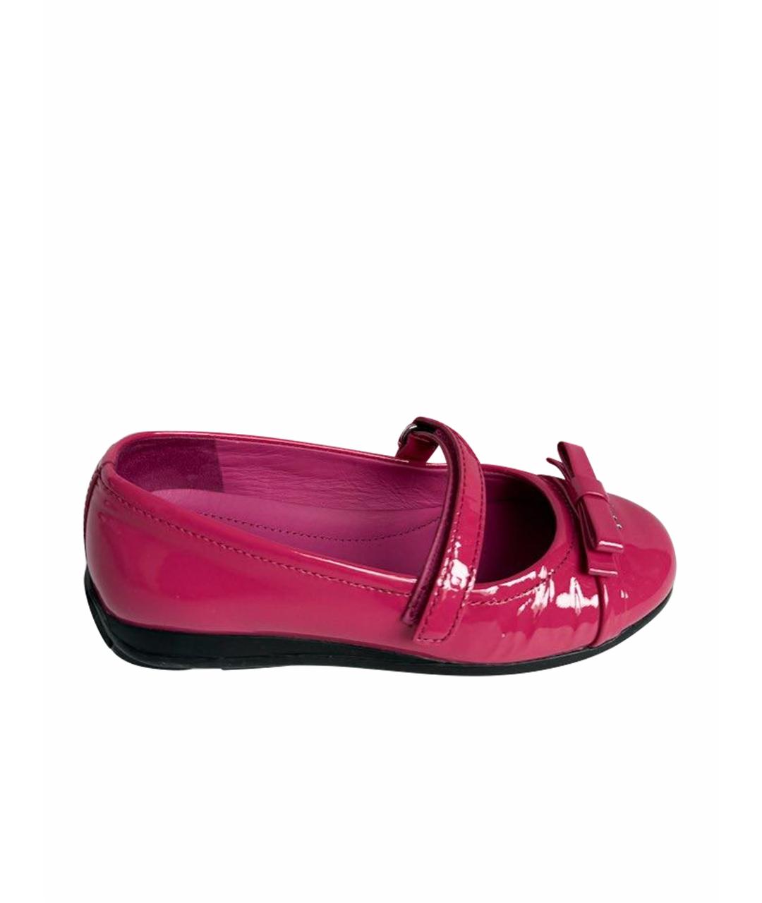 PRADA Фуксия туфли из лакированной кожи, фото 1