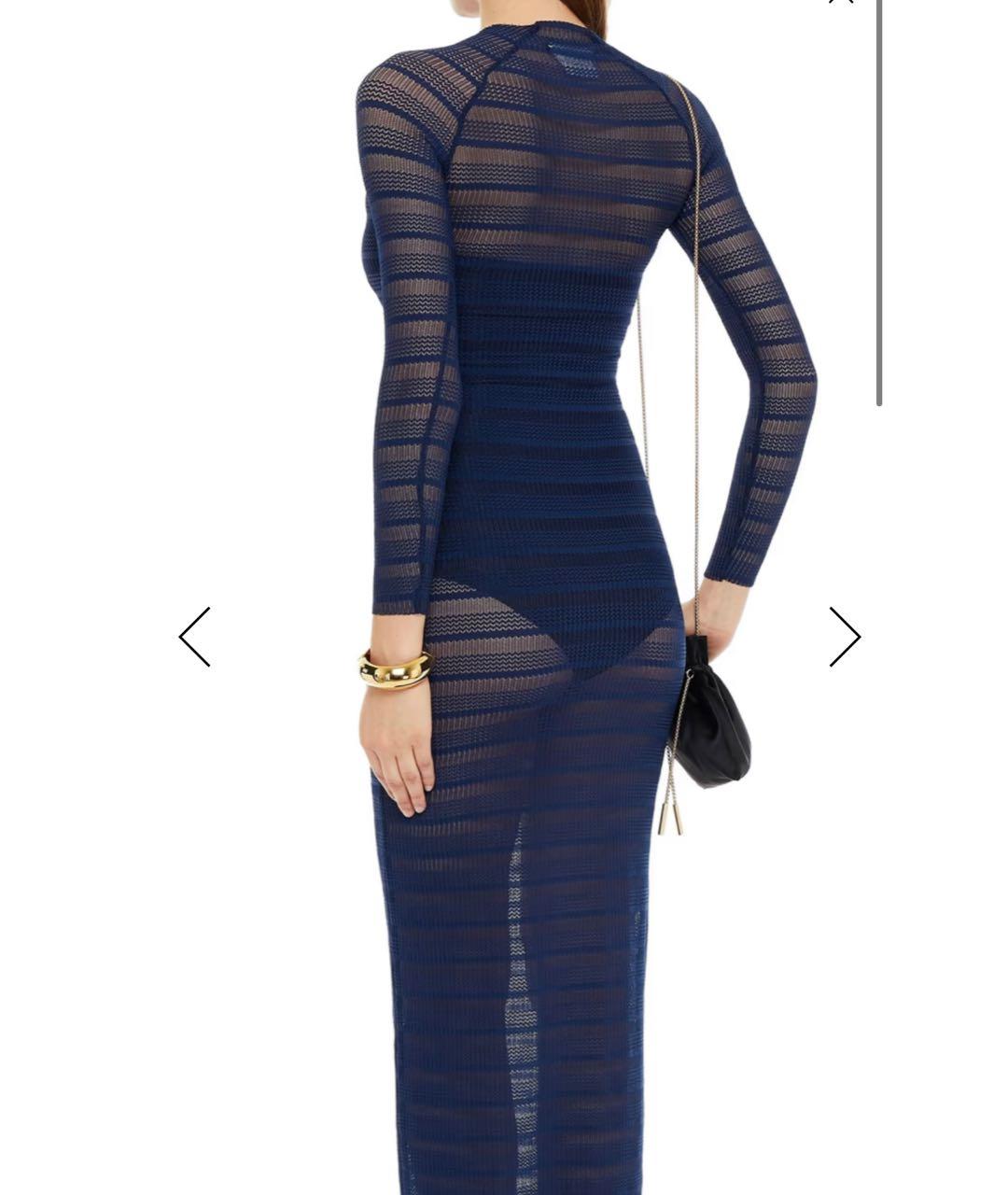 SOLACE LONDON Темно-синее вечернее платье, фото 2