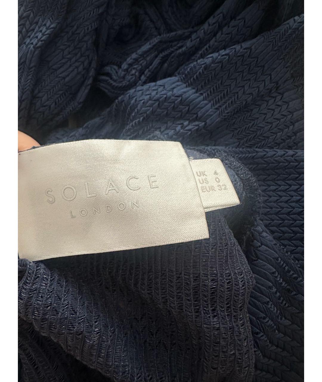 SOLACE LONDON Темно-синее вечернее платье, фото 3