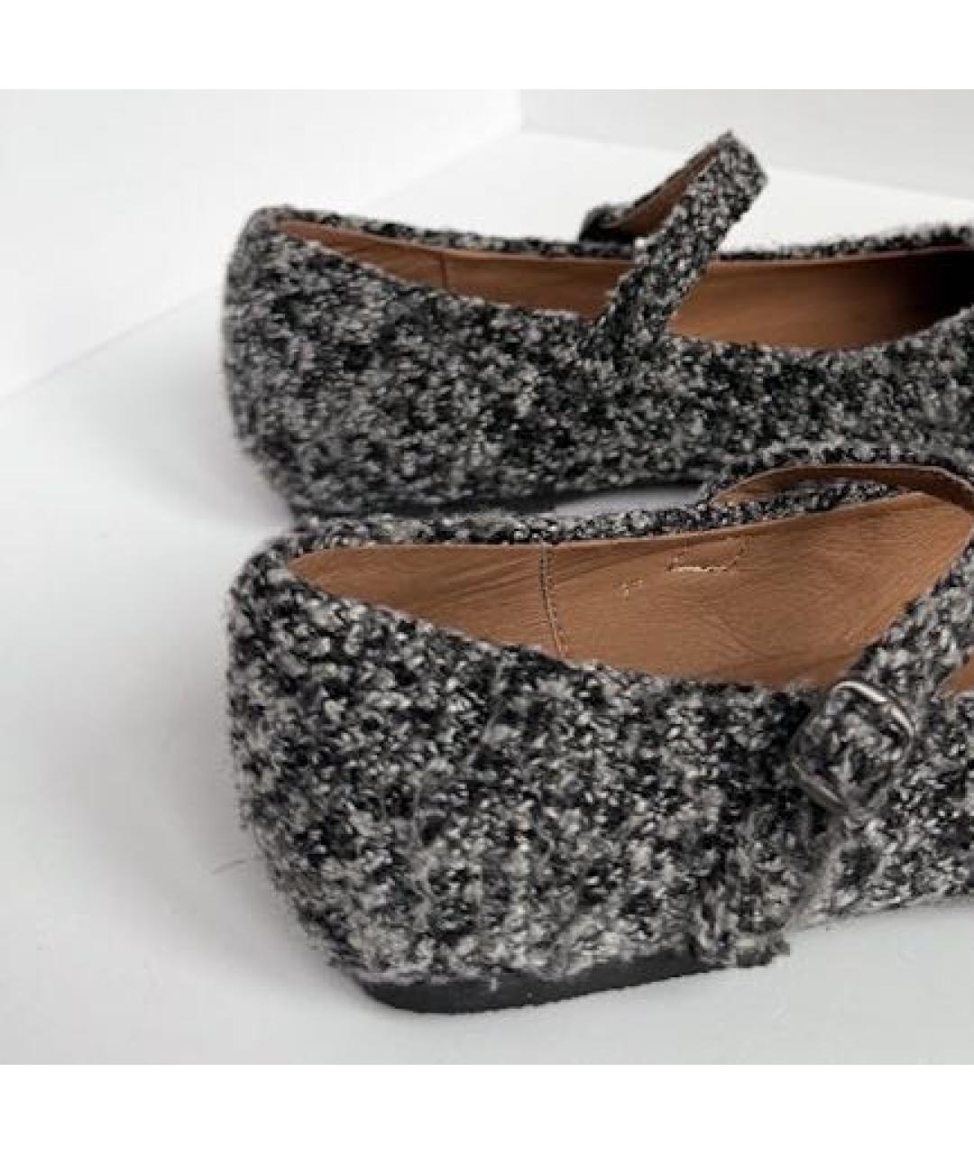 Age Of Innocence Антрацитовые текстильные туфли, фото 4