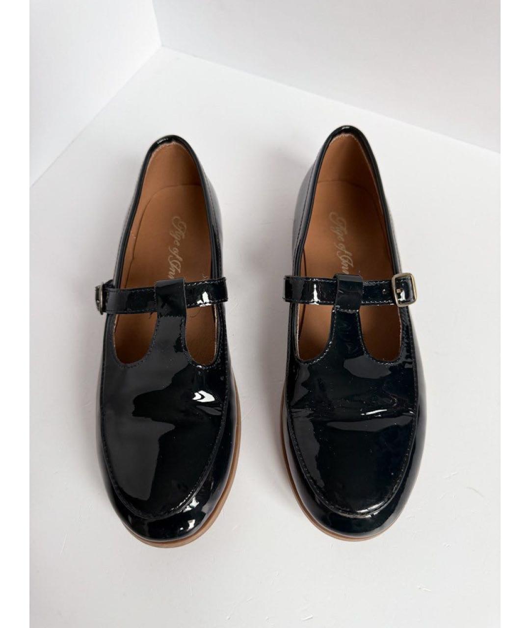 Age Of Innocence Черные туфли из лакированной кожи, фото 2