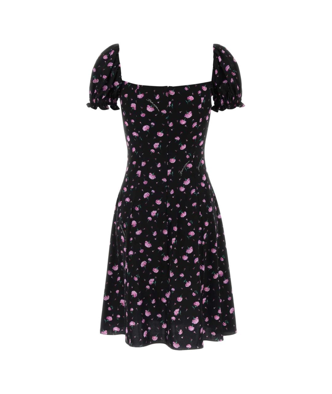 DOLCE&GABBANA Черное шелковое платье, фото 2