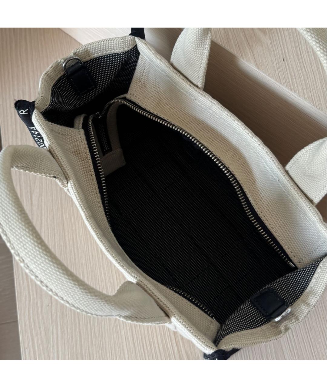 MARC JACOBS Бежевая деним сумка тоут, фото 4