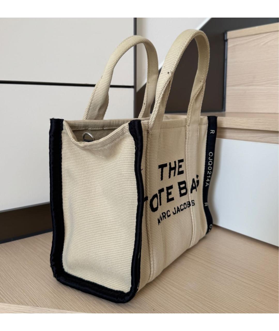 MARC JACOBS Бежевая деним сумка тоут, фото 2