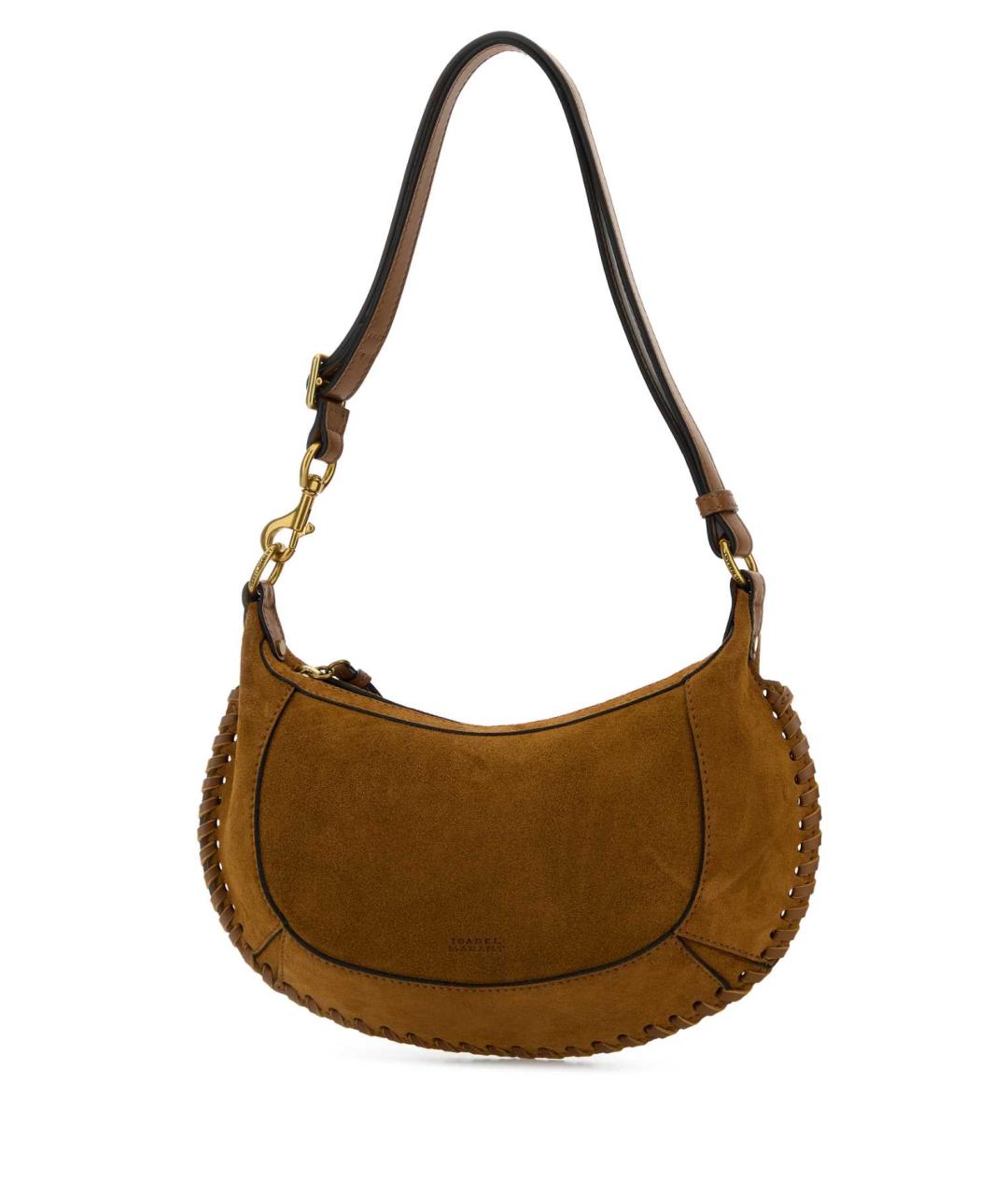 ISABEL MARANT Коричневая кожаная сумка с короткими ручками, фото 2