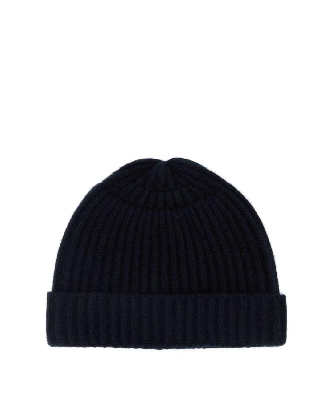 MAISON MARGIELA Темно-синяя шерстяная кепка/бейсболка, фото 1
