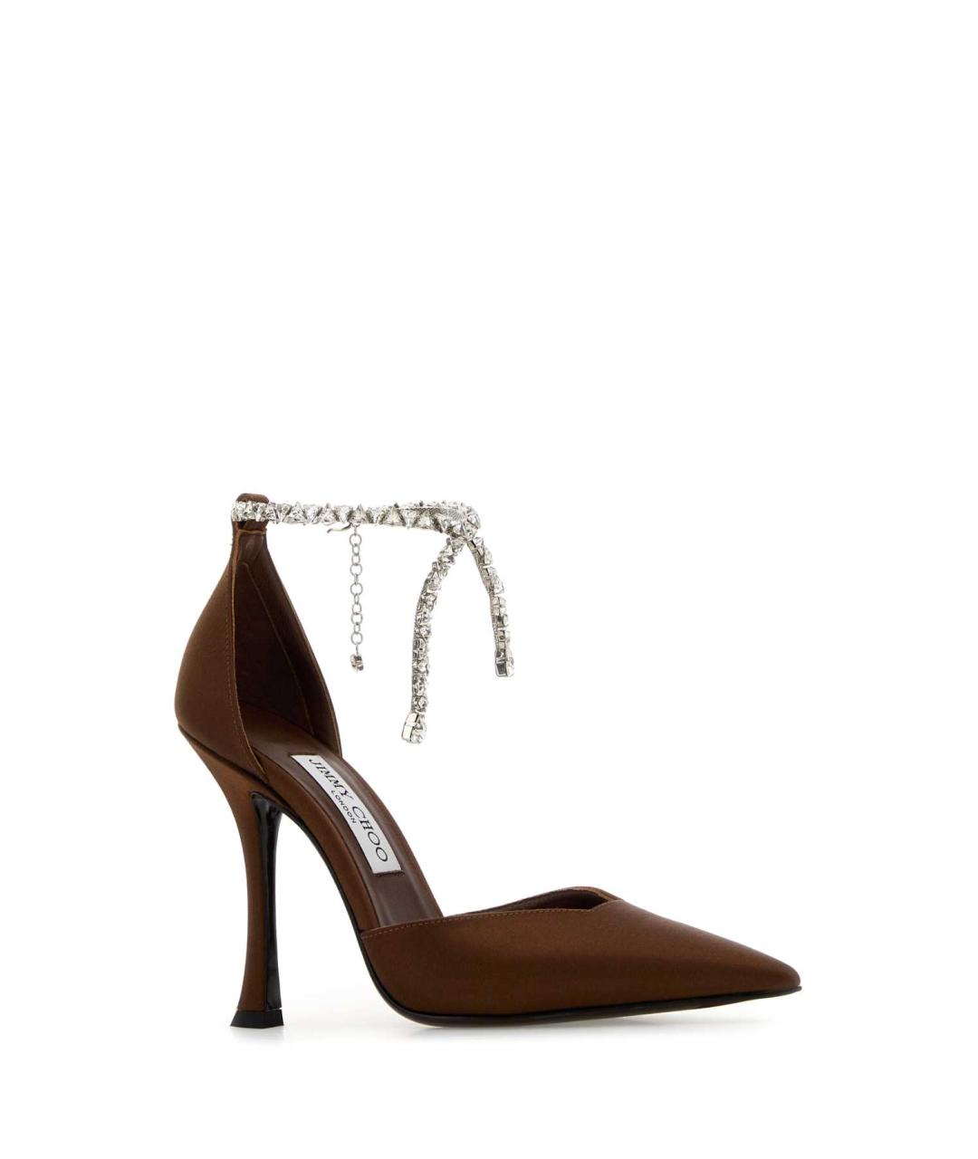 JIMMY CHOO Коричневые кожаные туфли, фото 2