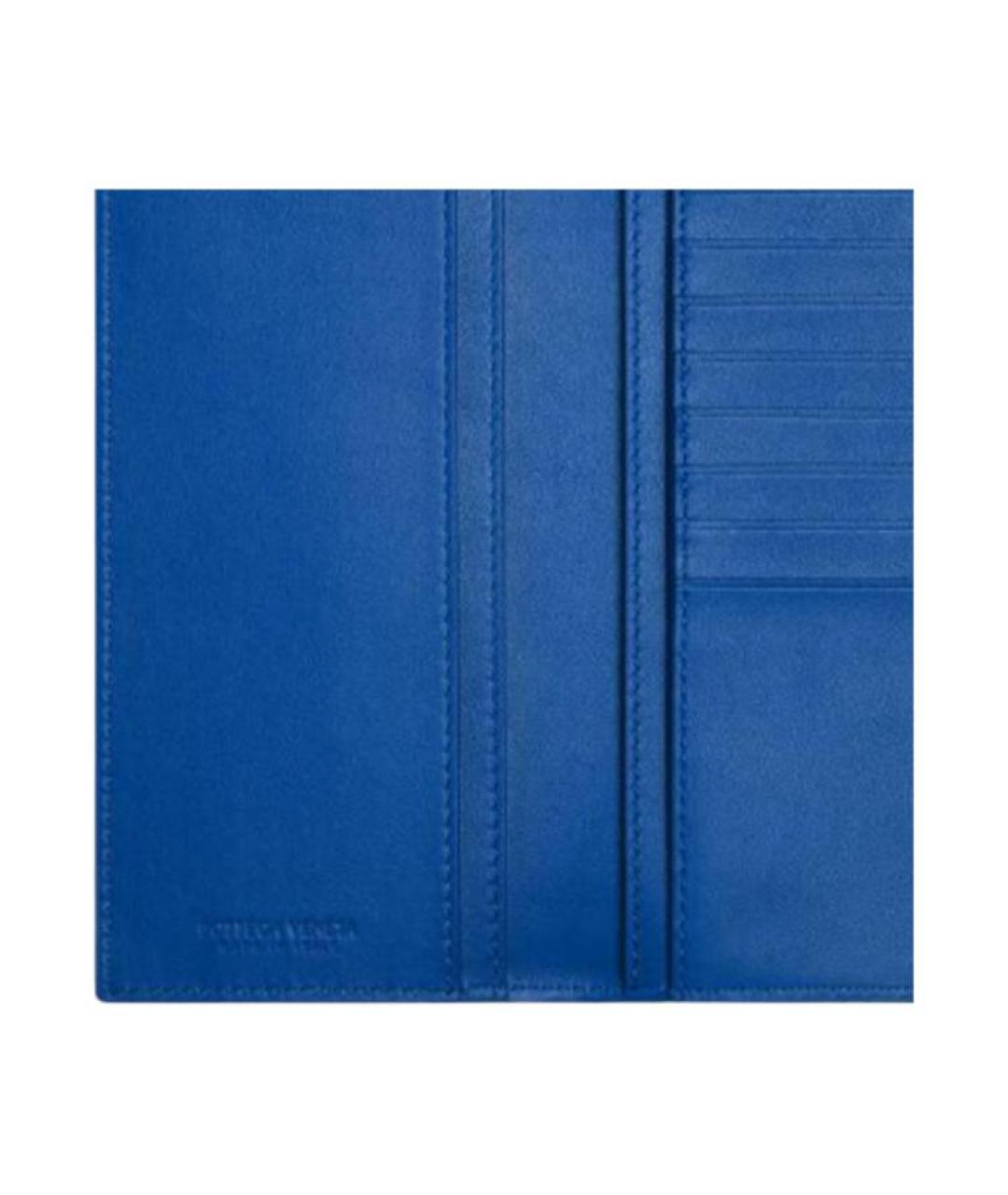 BOTTEGA VENETA Синий кошелек, фото 4