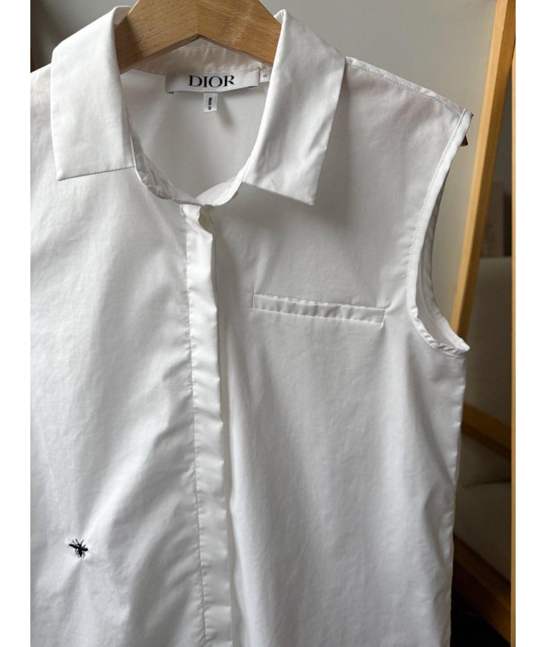 BABY DIOR Белая хлопковая рубашка/блузка, фото 4