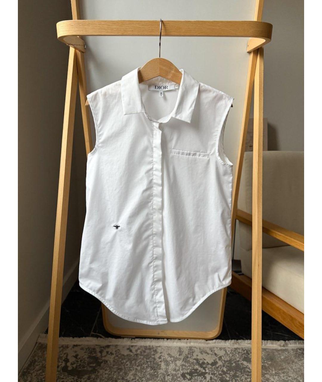 BABY DIOR Белая хлопковая рубашка/блузка, фото 5