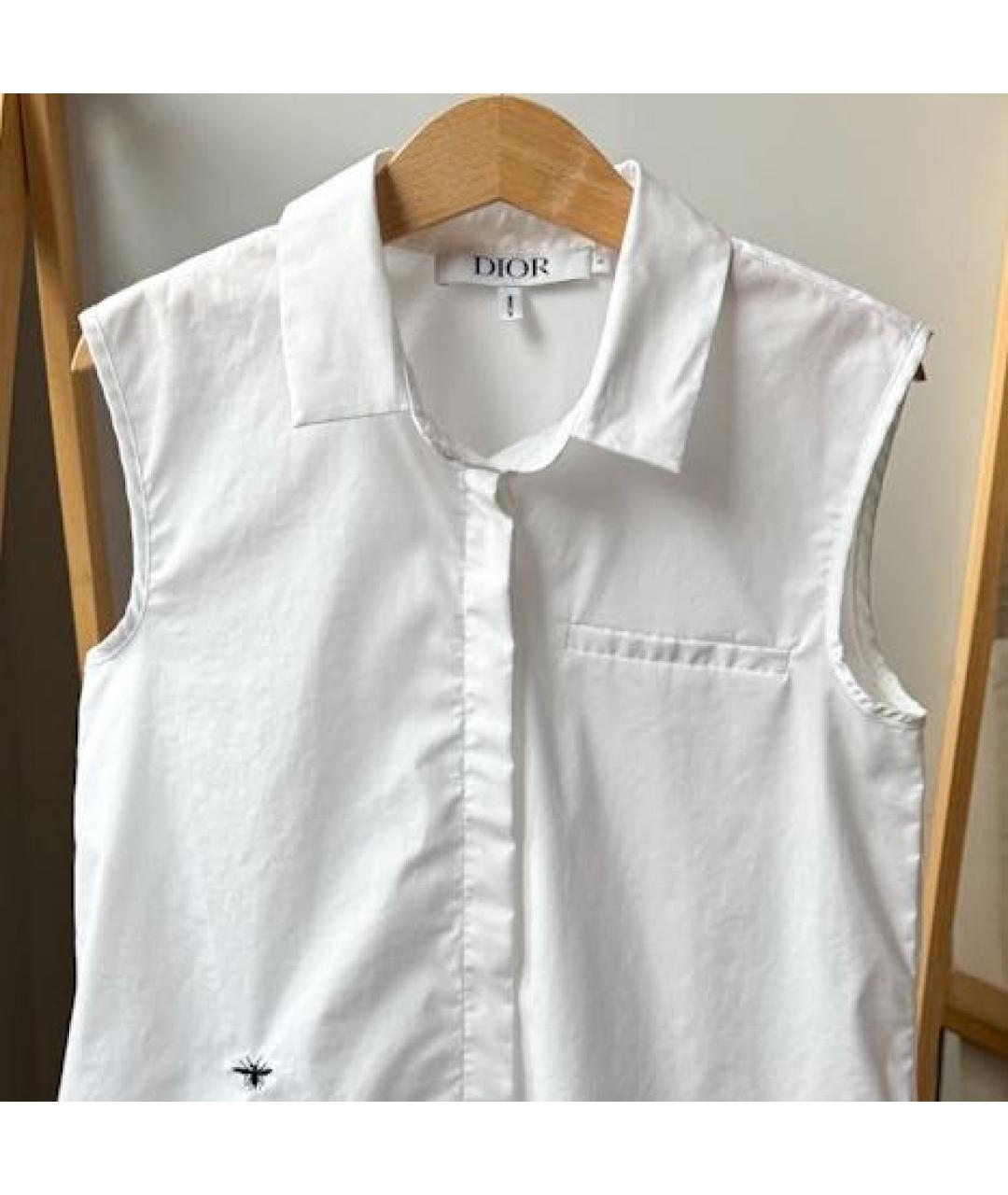 BABY DIOR Белая хлопковая рубашка/блузка, фото 3