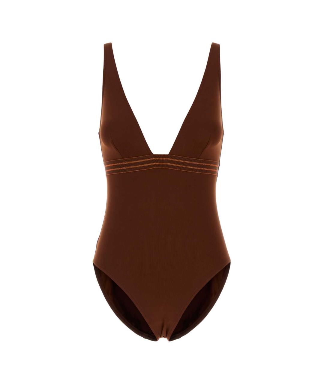 Eres Коричневый полиамидовый купальник, фото 1