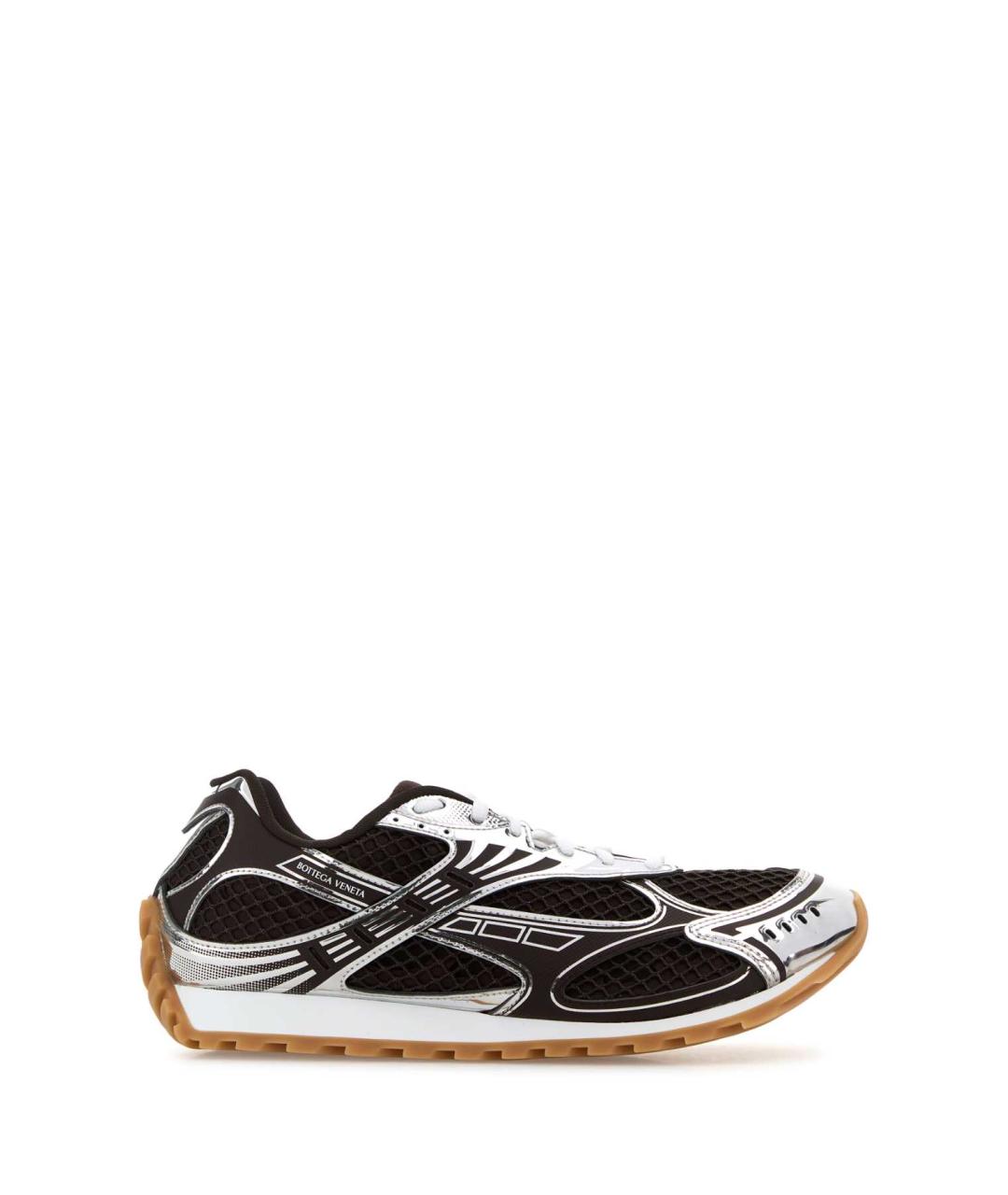 BOTTEGA VENETA Мульти текстильные низкие кроссовки / кеды, фото 1