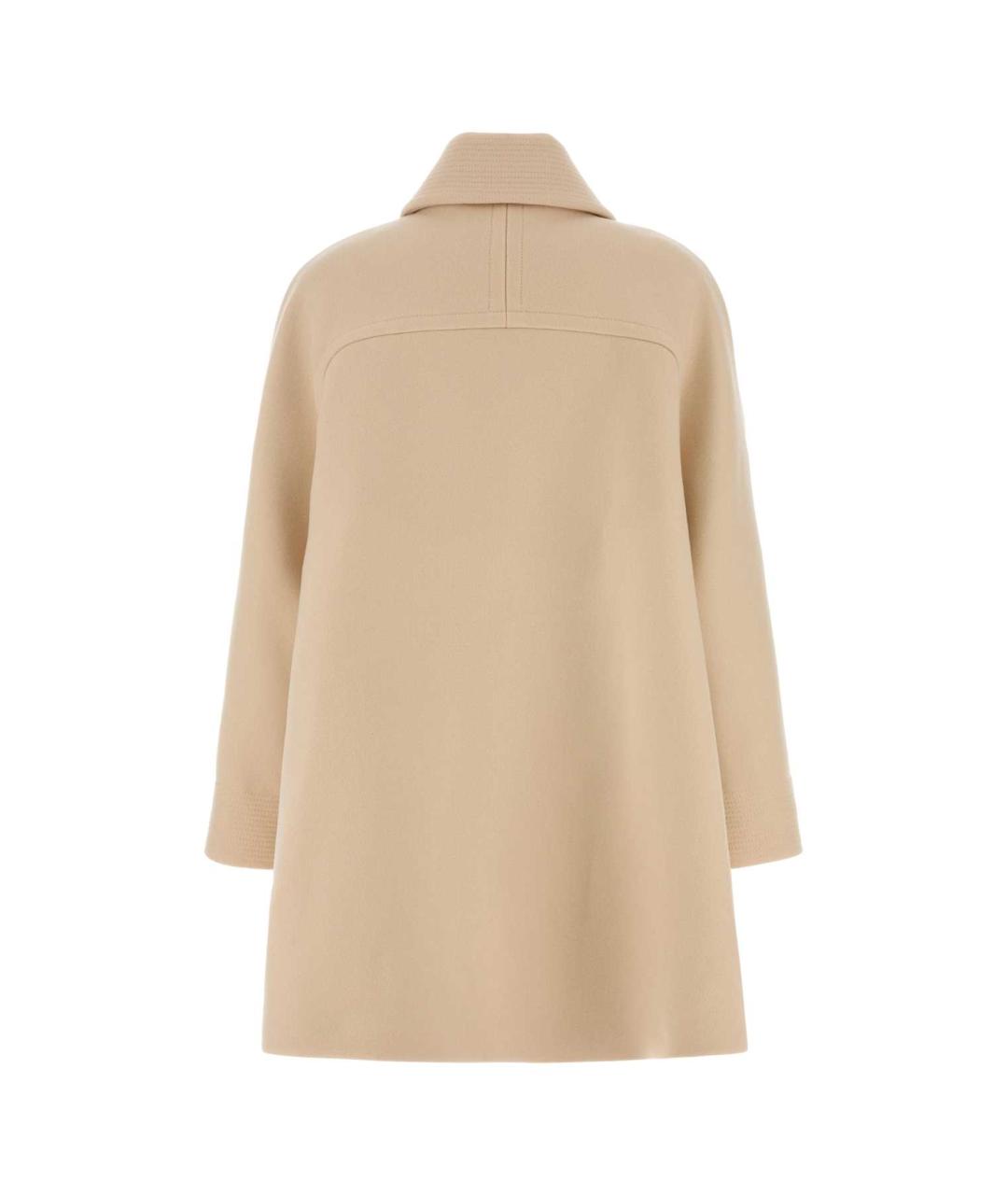 VALENTINO Бежевое шерстяное пальто, фото 2