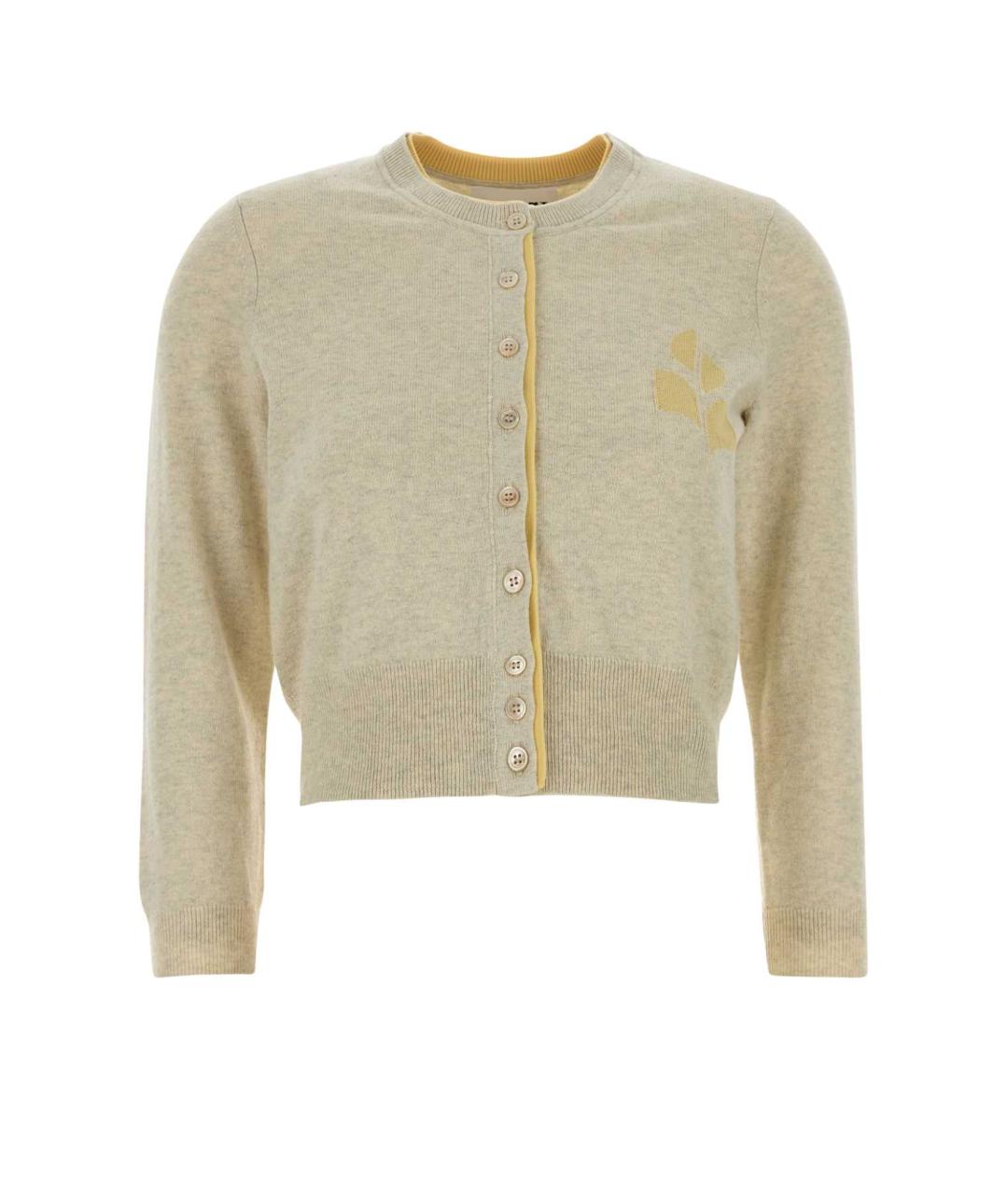 ISABEL MARANT Серый хлопковый кардиган, фото 1