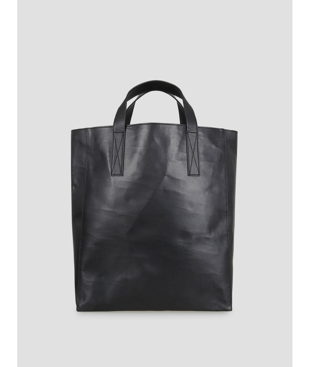 VIVIENNE WESTWOOD Черная кожаная сумка через плечо, фото 3