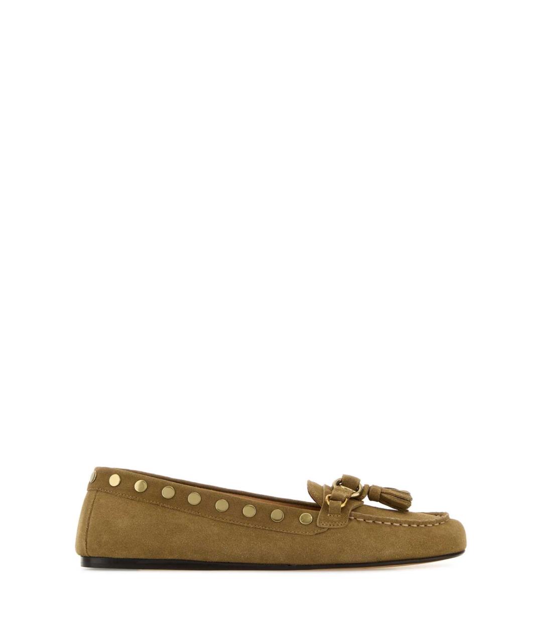 ISABEL MARANT Зеленые замшевые балетки, фото 1