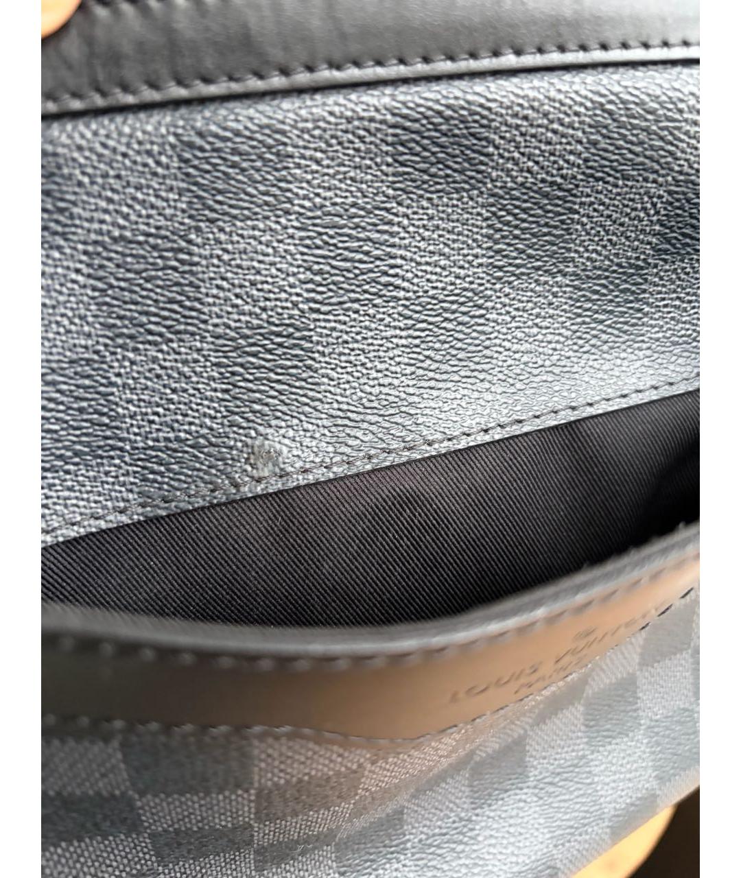 LOUIS VUITTON Антрацитовая сумка на плечо, фото 7