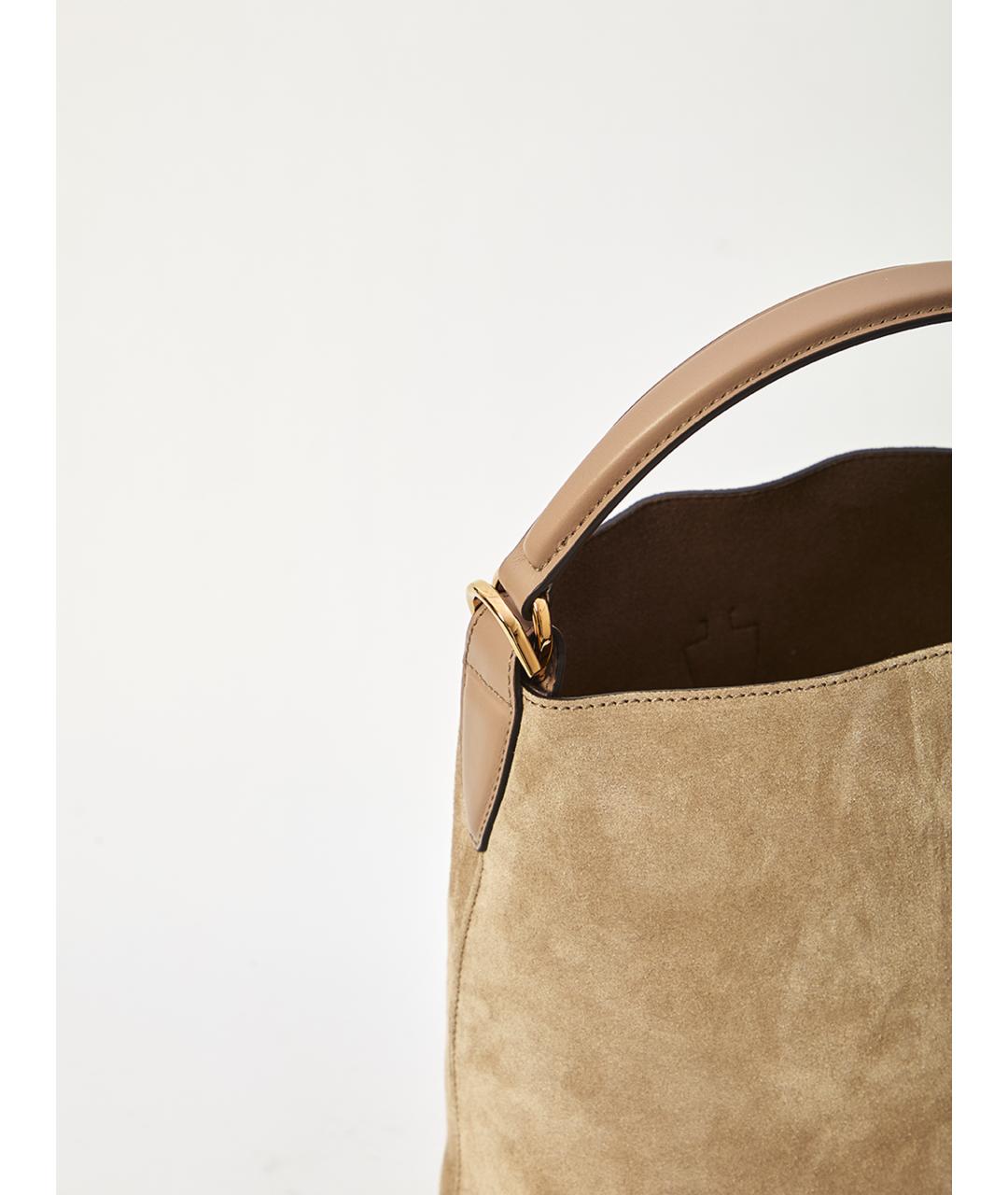 TOD'S Коричневая замшевая сумка через плечо, фото 4