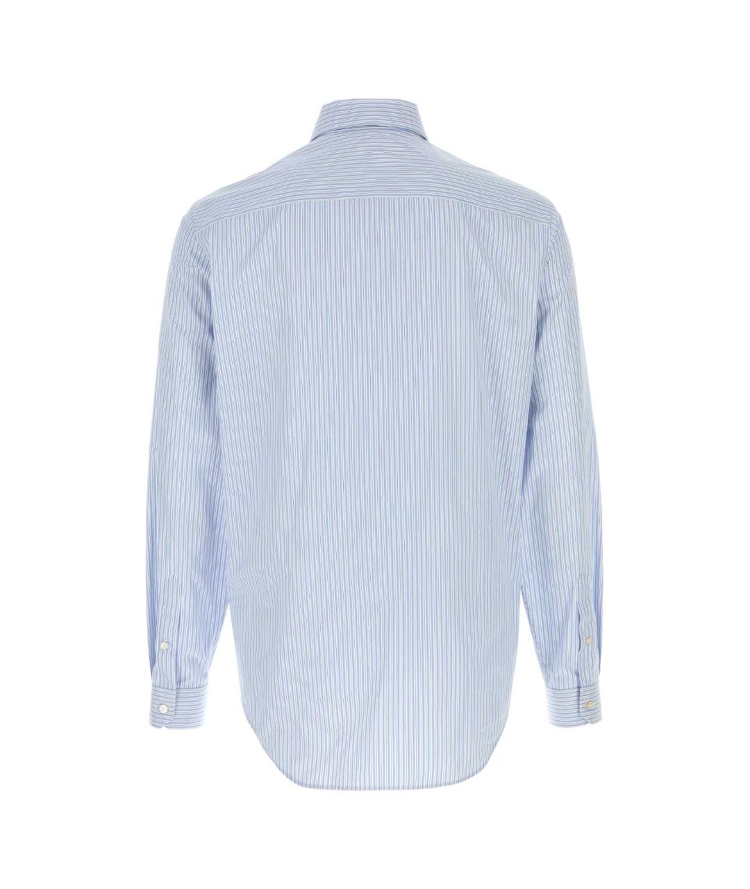 VERSACE Голубая хлопковая кэжуал рубашка, фото 2