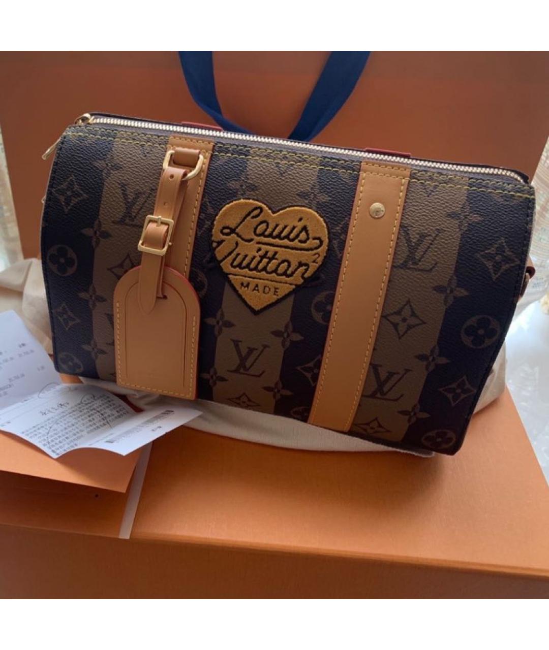 LOUIS VUITTON Коричневая сумка на плечо, фото 2