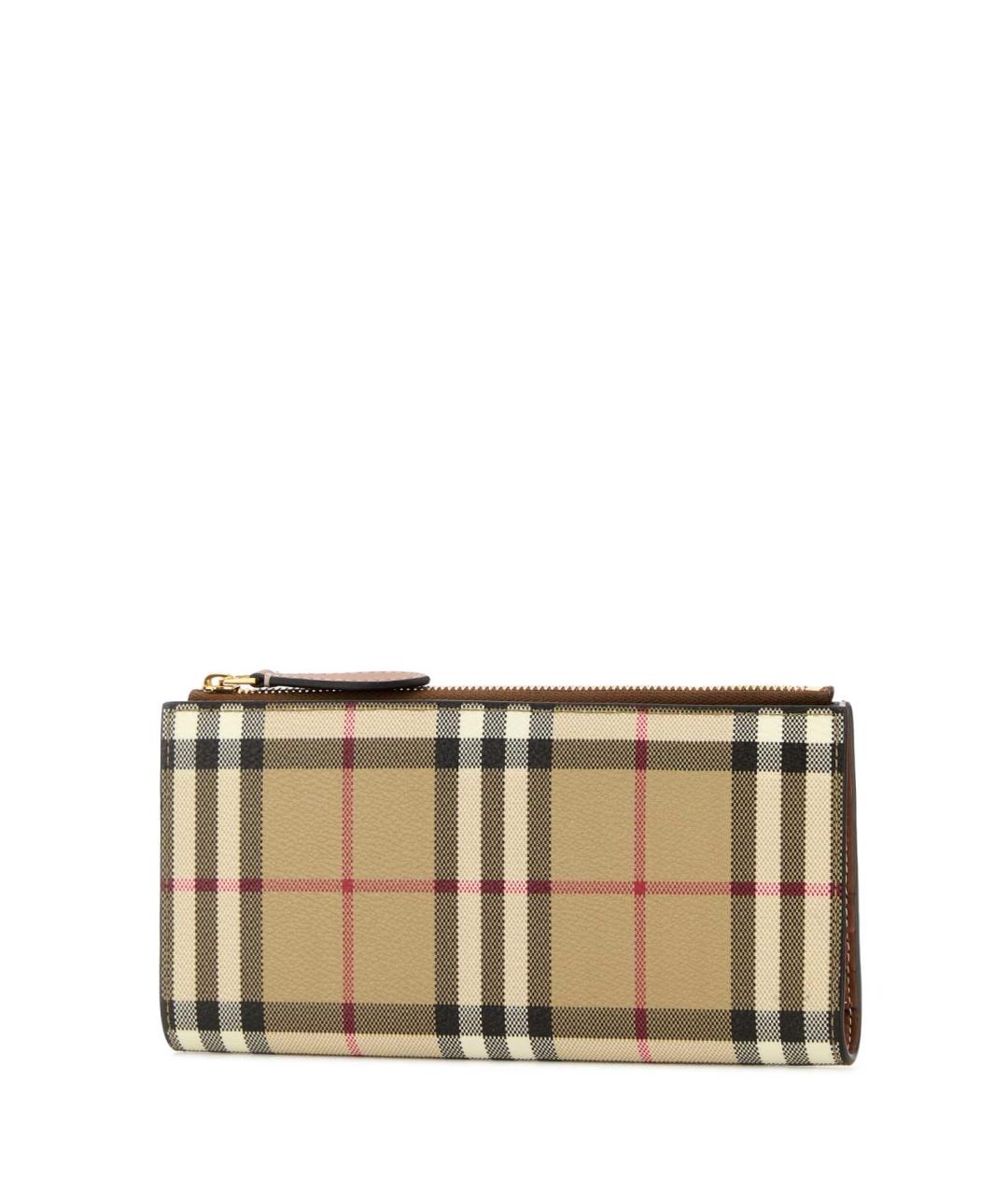 BURBERRY Бежевый полиуретановый кошелек, фото 2