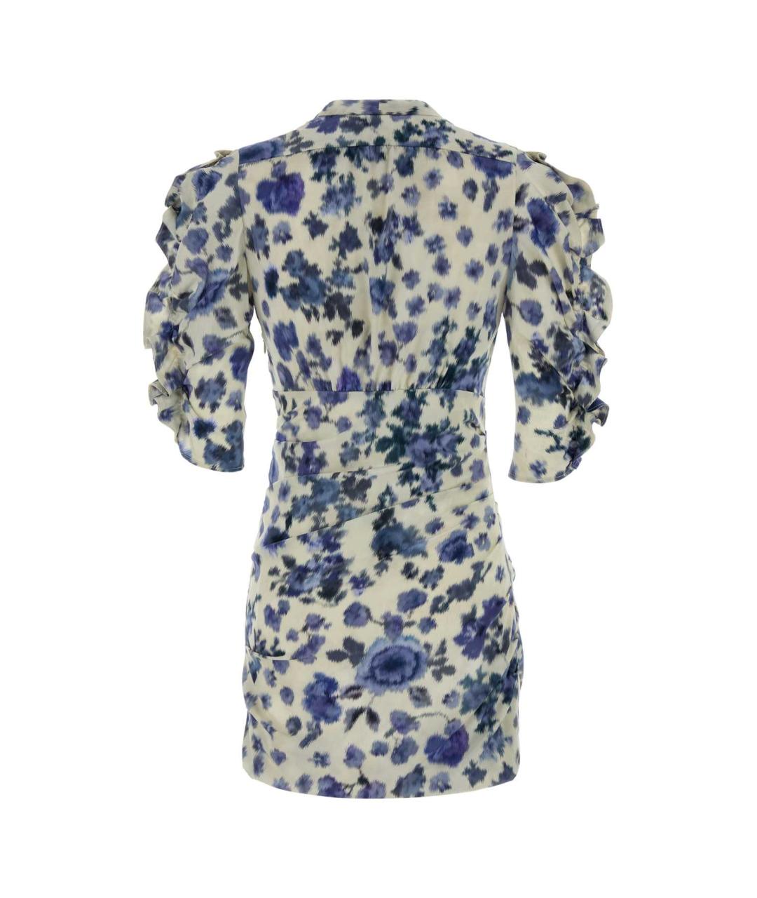 ISABEL MARANT Мульти шелковое коктейльное платье, фото 2