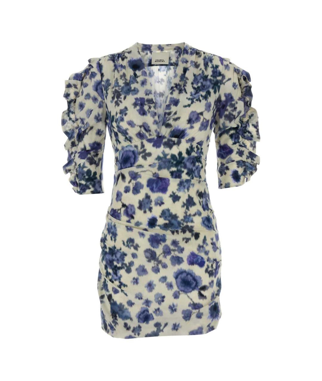 ISABEL MARANT Мульти шелковое коктейльное платье, фото 1