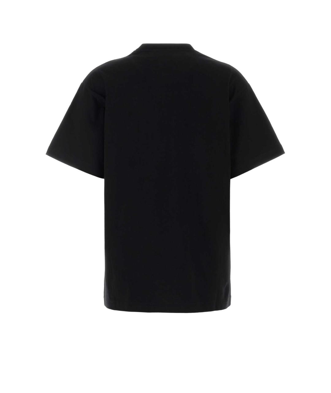 GUCCI Черная хлопковая футболка, фото 2