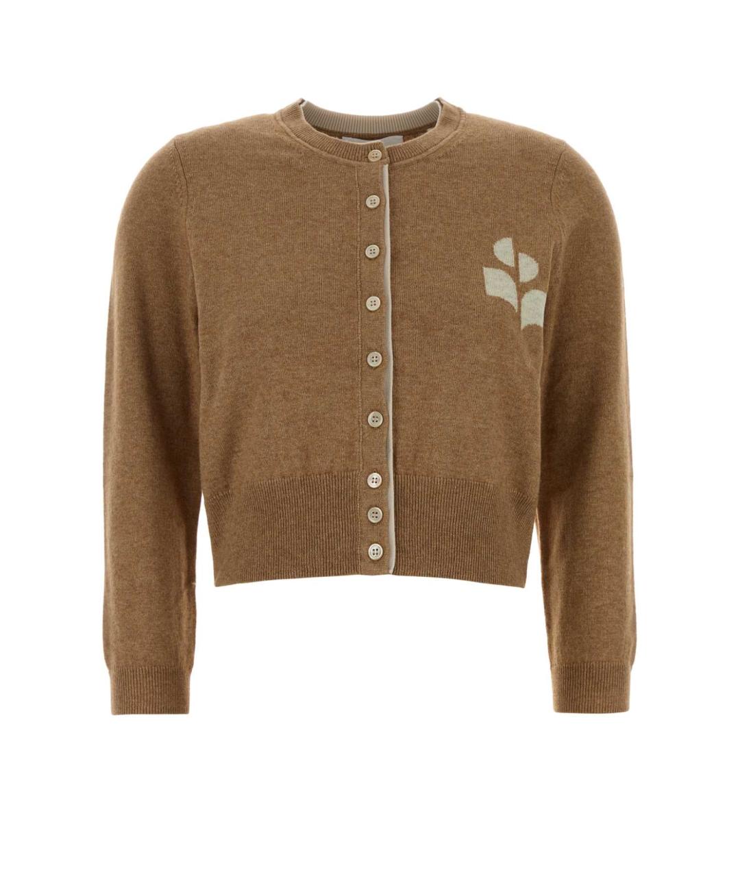 ISABEL MARANT Бежевый хлопковый кардиган, фото 1