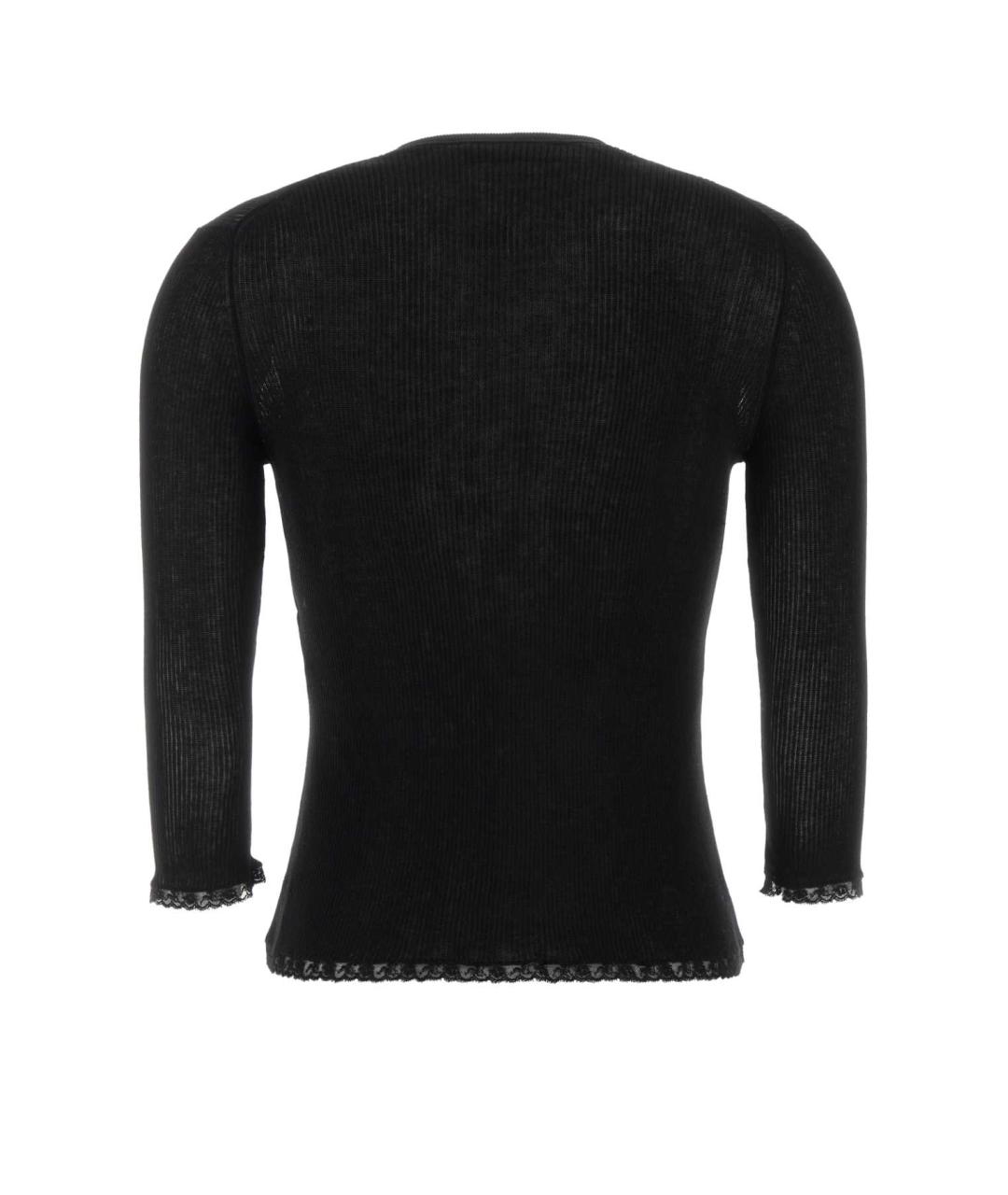 GUCCI Черный хлопковый кардиган, фото 2