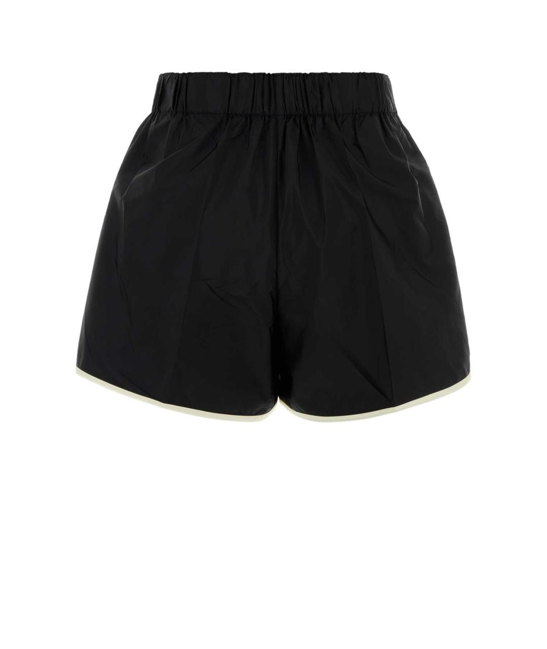PRADA Черные полиамидовые шорты, фото 2