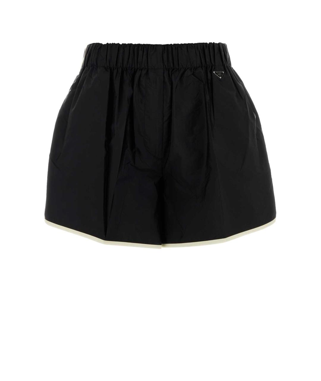 PRADA Черные полиамидовые шорты, фото 1