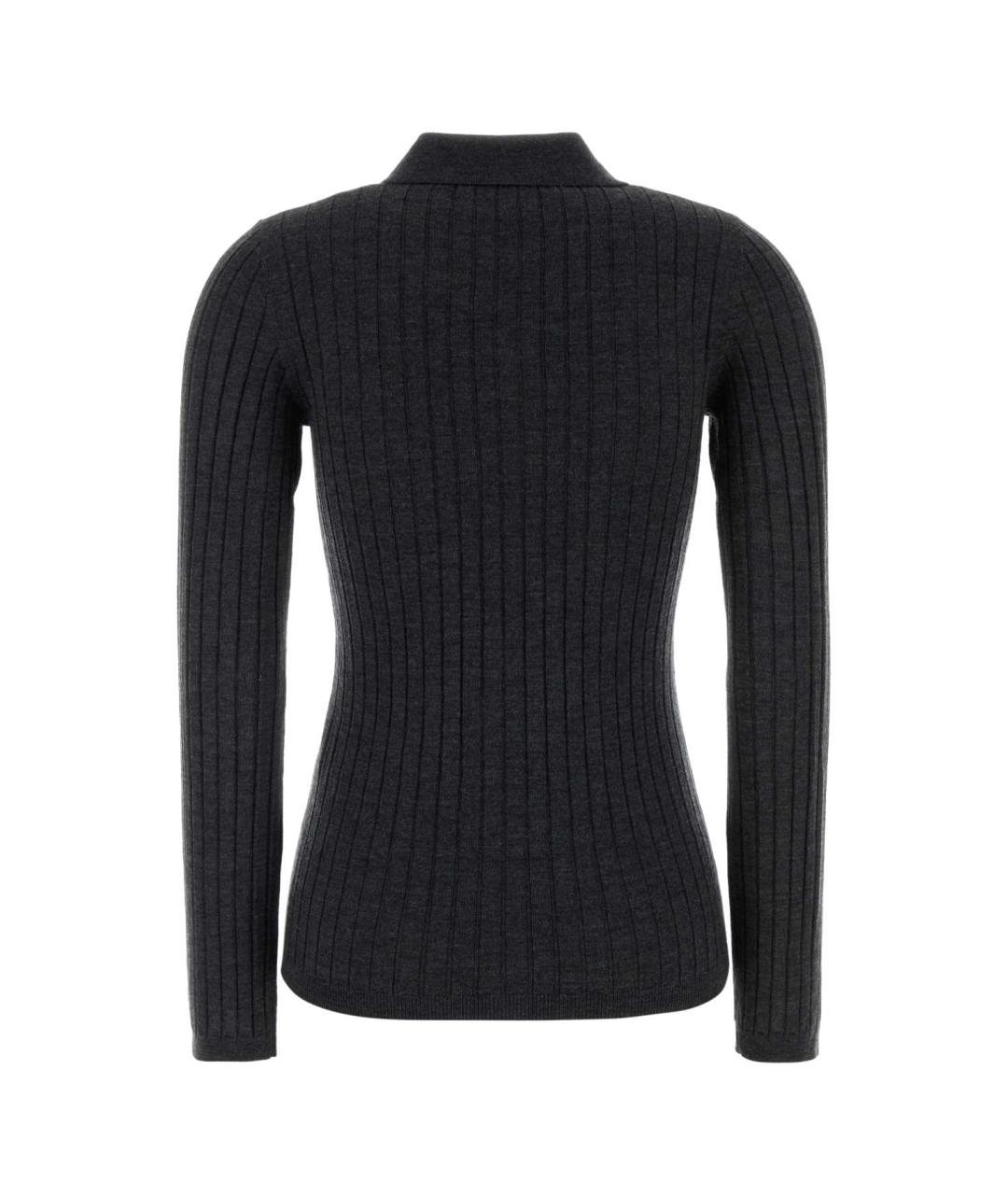 A.P.C. Антрацитовая шерстяная водолазка, фото 2