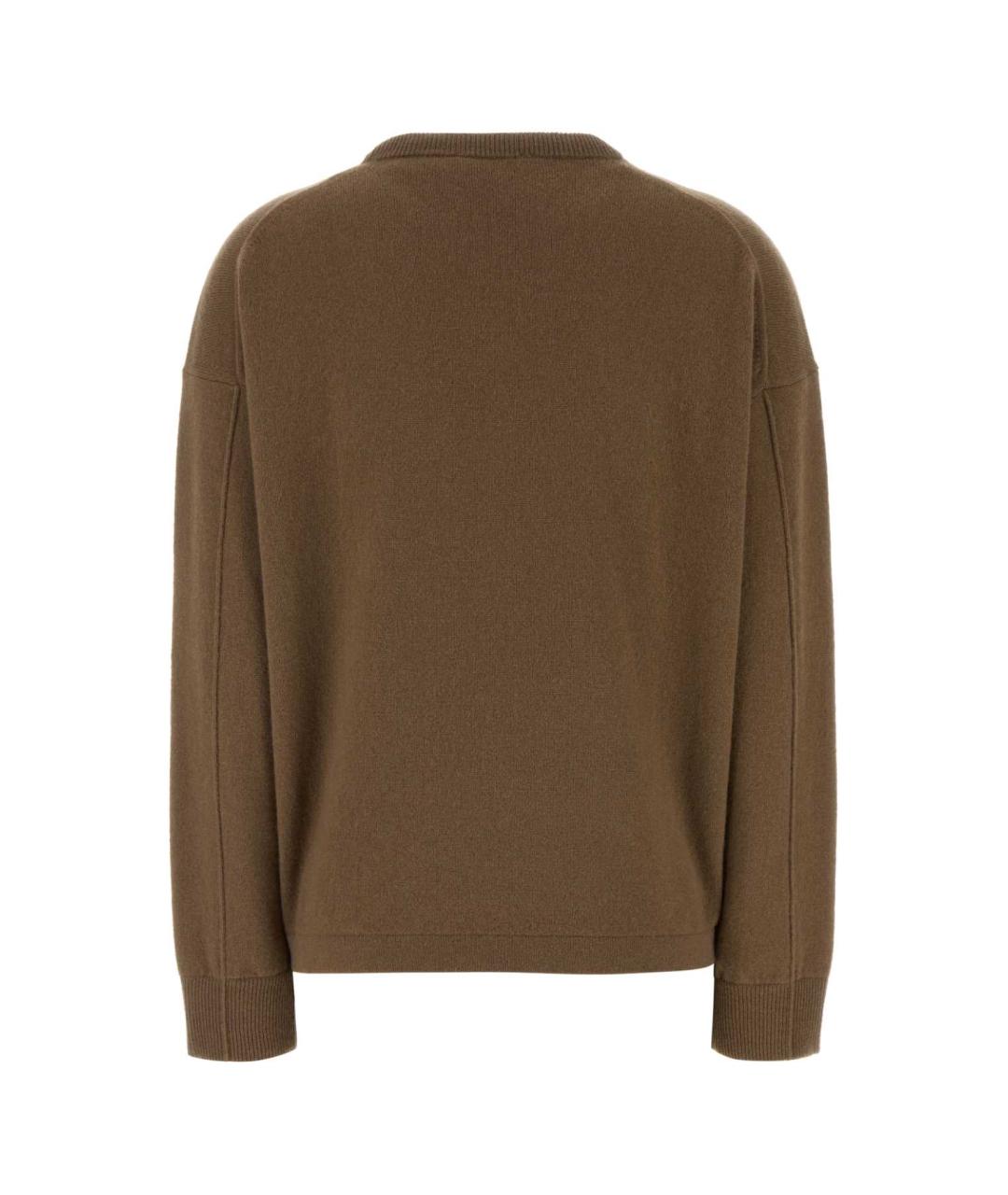 'S MAX MARA Коричневый шерстяной джемпер / свитер, фото 2