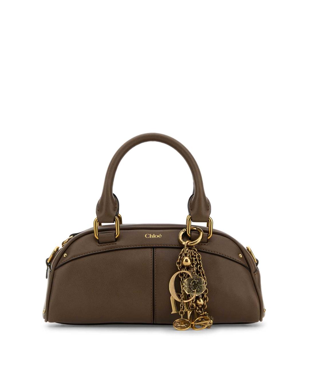 CHLOE Коричневая кожаная сумка тоут, фото 1