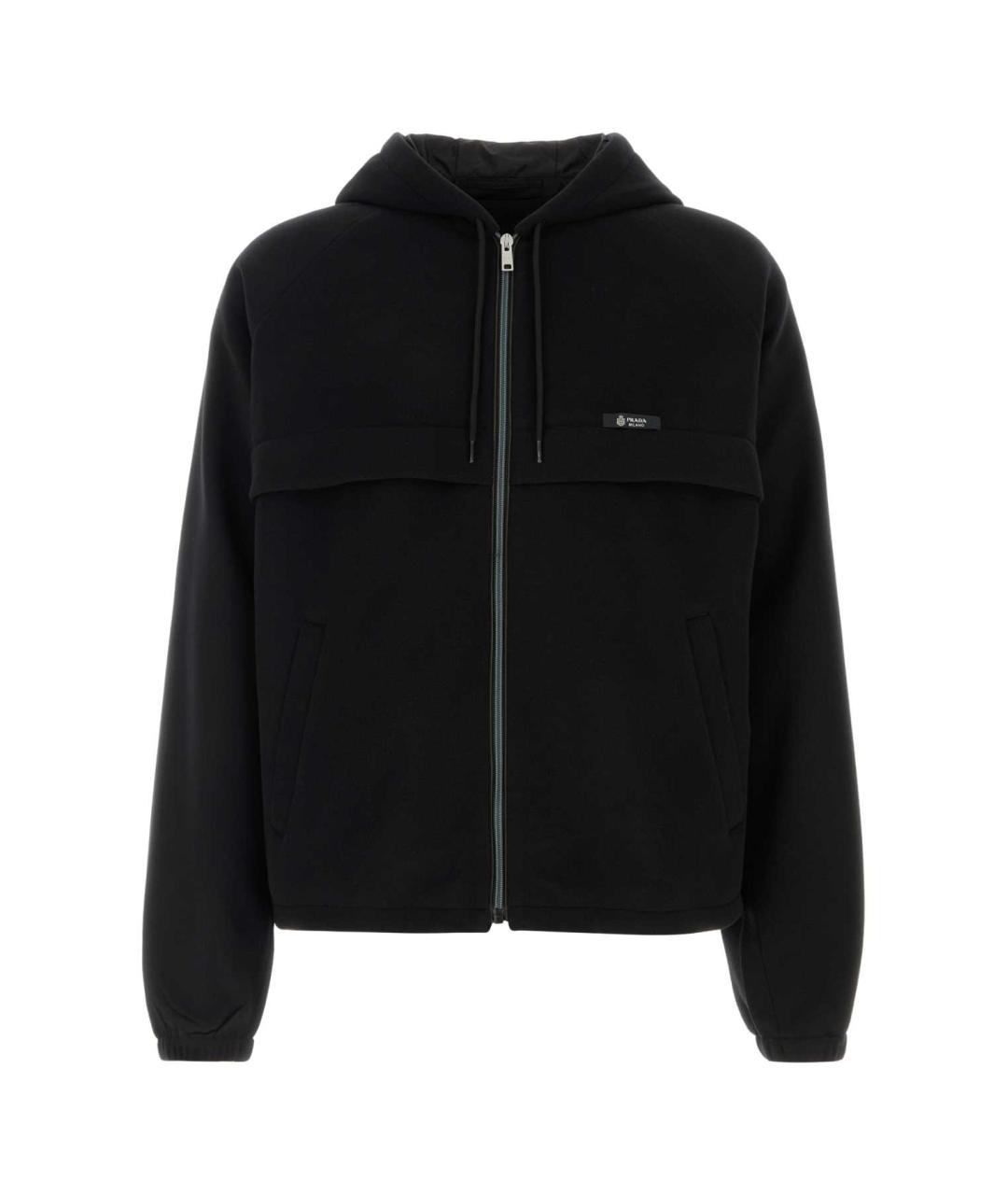 PRADA Черная полиэстеровая куртка, фото 1
