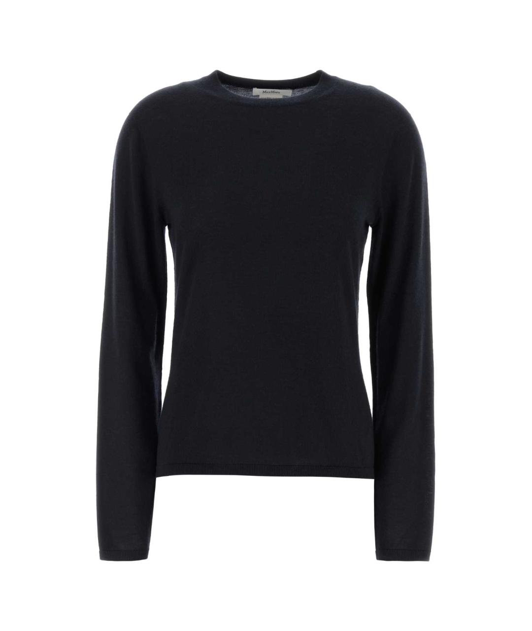 MAX MARA Темно-синий кашемировый джемпер / свитер, фото 1