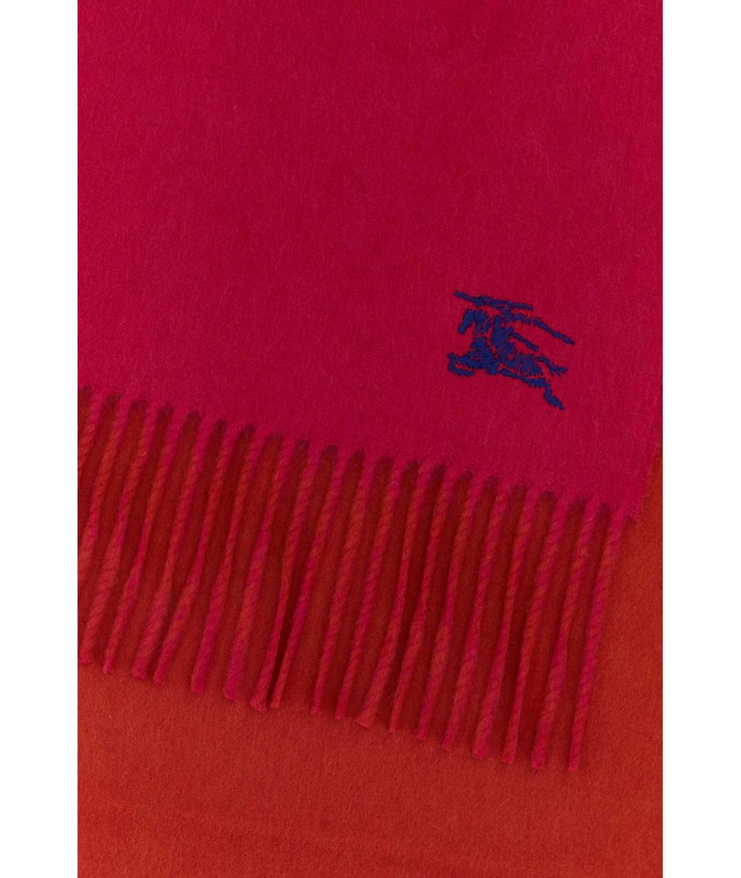 BURBERRY Розовый кашемировый шарф, фото 2