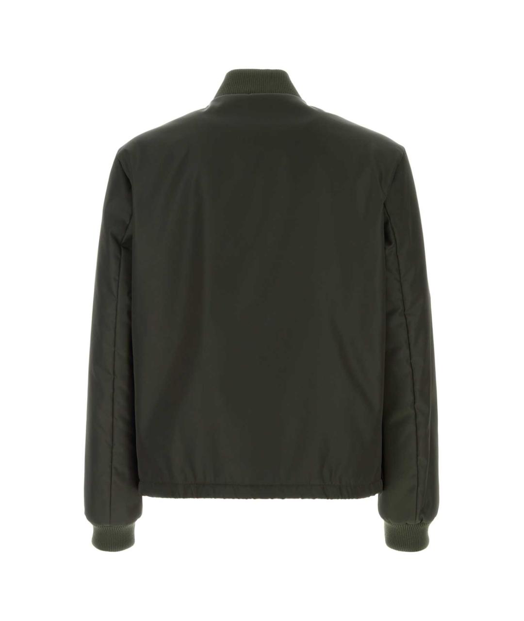 PRADA Зеленая полиамидовая куртка, фото 2