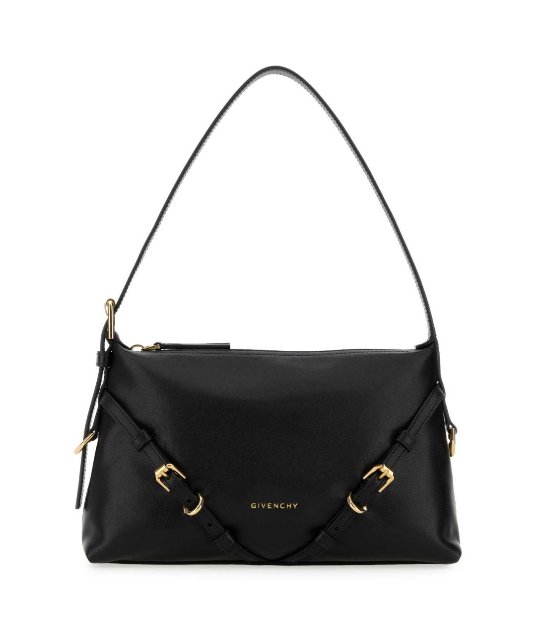 GIVENCHY Черная кожаная сумка через плечо, фото 1