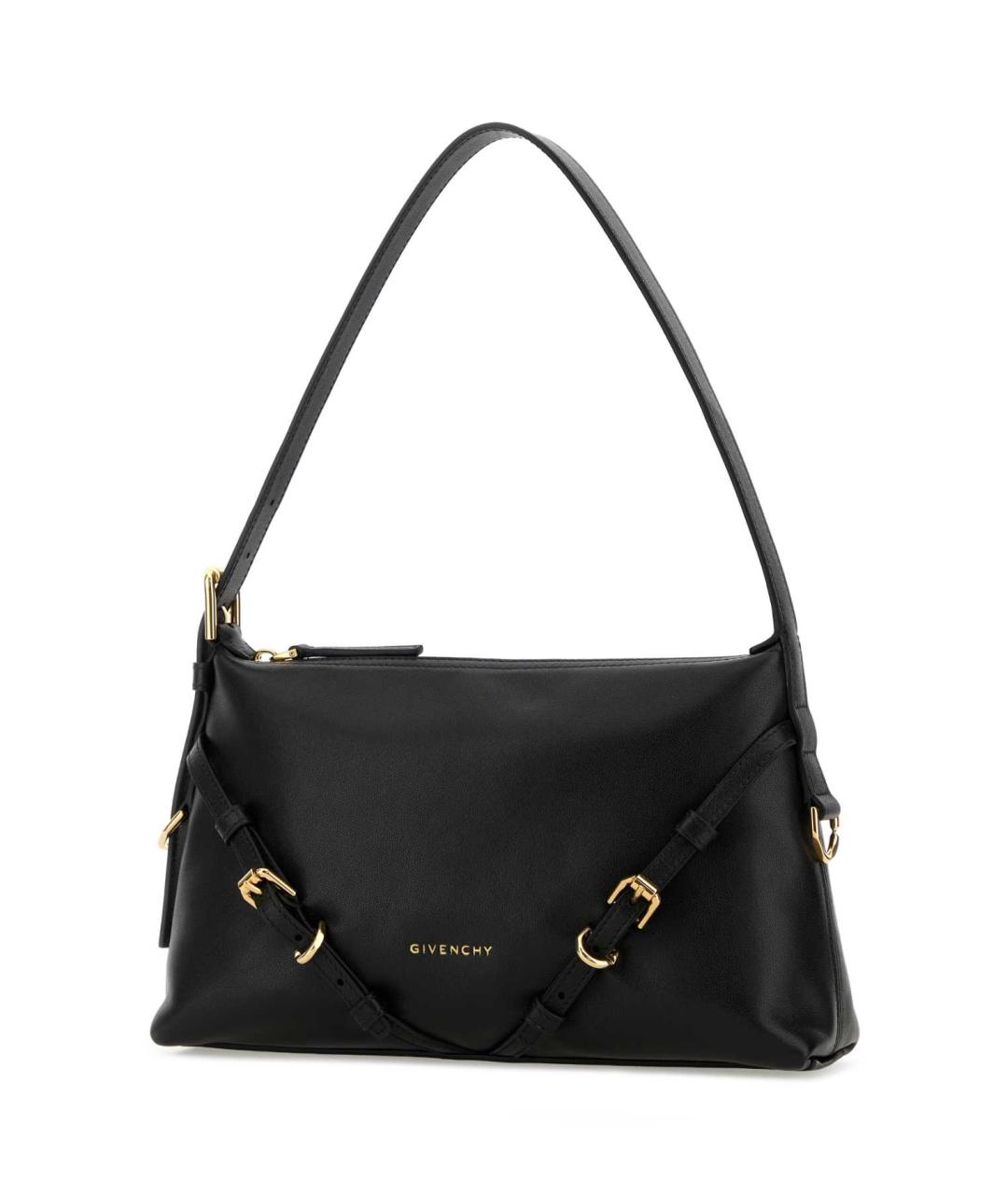 GIVENCHY Черная кожаная сумка через плечо, фото 2