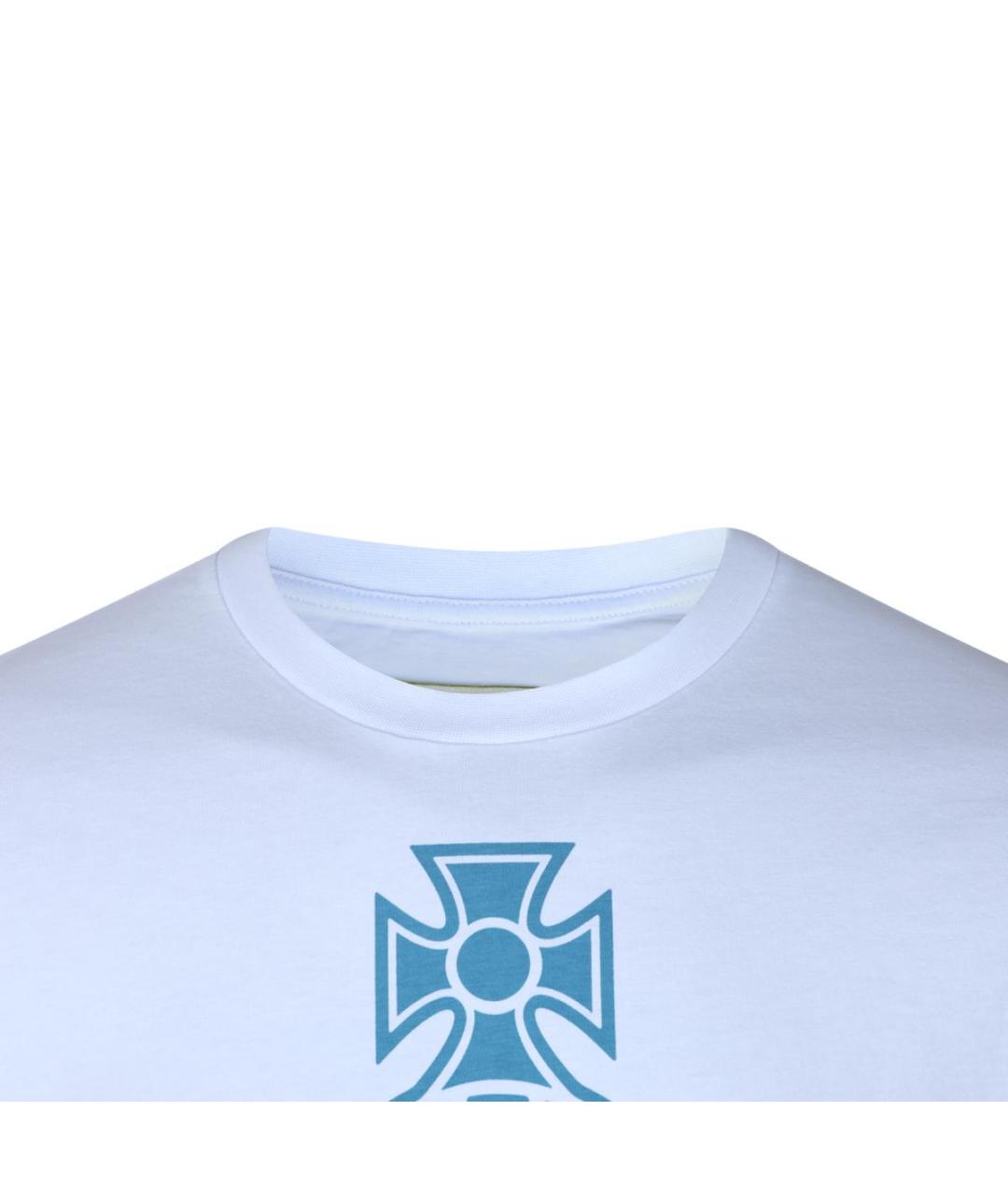 VIVIENNE WESTWOOD Белая хлопковая футболка, фото 3